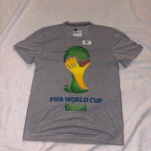 Women’s Adidas 2014 FIFA World Cup Brazil Tshirt Size Medium New With Tags